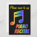 Search for musical musician invitations Piano recital