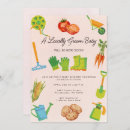 Search for vegetable garden invitations Baby in bloom
