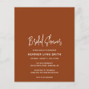 Search for terracotta bridal shower invitations Simple