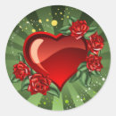 Search for red rose heart stickers Stripes