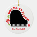 Search for keyboard christmas tree decorations Music notes
