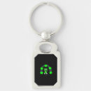Search for clover rectangular key rings Four leaf clovers