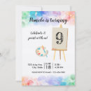 Search for art and craft invitations Watercolor