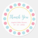 Search for lace baby shower thank you stickers Polka dots