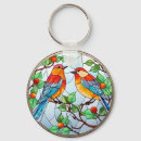 Search for glasses round key rings Birds