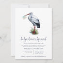 Search for stork delivery baby shower invitations Elegant