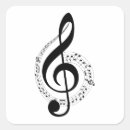 Search for black treble clef stickers Band