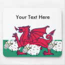 Search for welsh dragon mousepads White