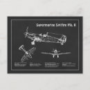 Search for spitfire postcards Plane