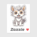 Search for pack of wolves stickers Moon