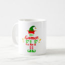 Search for gamer elf mugs Merry christmas
