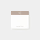 Search for beige post it notes Initials