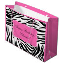 Search for zebra print gift bags Black