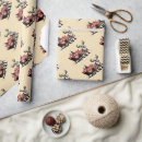 Search for santa sleigh wrapping paper Nostalgic