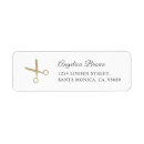 Search for stylist return address labels Beautician