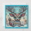 Search for vintage reindeer cards Whimsical
