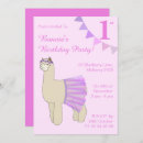 Search for llama 1st birthday invitations Animal