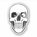 Search for black and white skull stickers Vintage