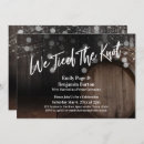 Search for tied the knot invitations Typography