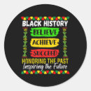 Search for believe and achieve stickers Black