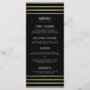 Search for gold border wedding menus Modern
