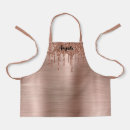 Search for gold glitter sparkle aprons Girl