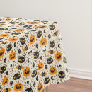 Search for retro halloween tablecloths Black cat