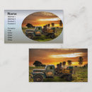 Search for pickup truck business cards Vintage