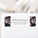 Search for pink grey return address labels Flowers