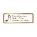 Search for music notes return address labels Piano