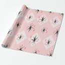 Search for atomic age wrapping paper Pink
