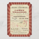 Search for circus ticket invitations Vintage