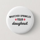 Search for funny food badges Doughnut