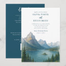 Search for national park wedding invitations Mountains