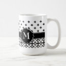 Search for quatrefoil mugs Monogrammed