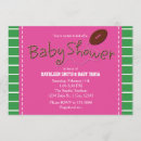 Search for football baby shower invitations Green