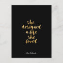 Search for gold foil postcards Stylish