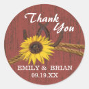 Search for western barn wedding stickers Sunflowers