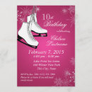 Search for pink snowflake invitations Winter