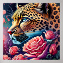 Search for blue leopard art Jungle