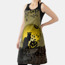 Search for halloween cat aprons Bat