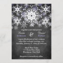Search for snowy wedding invitations Black and white