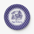 Search for blue willow paper plates Pattern