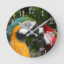 Search for blue parrot clocks Macaws