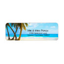 Search for blue tree return address labels Beautiful