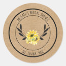 Search for sunflower bridal shower stickers Thank you