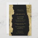 Search for gold foil graduation invitations High school