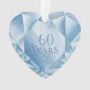 Search for 60th anniversary christmas tree decorations Heart