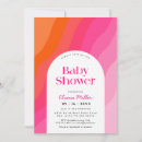 Search for hot pink baby shower invitations Modern