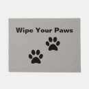 Search for wipe your paws doormats Pet
